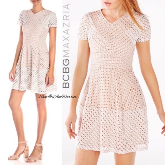 BCBG Dresses & Skirts - NWOT. BCBG MAXAZRIA A-Line Lace dress. Size L